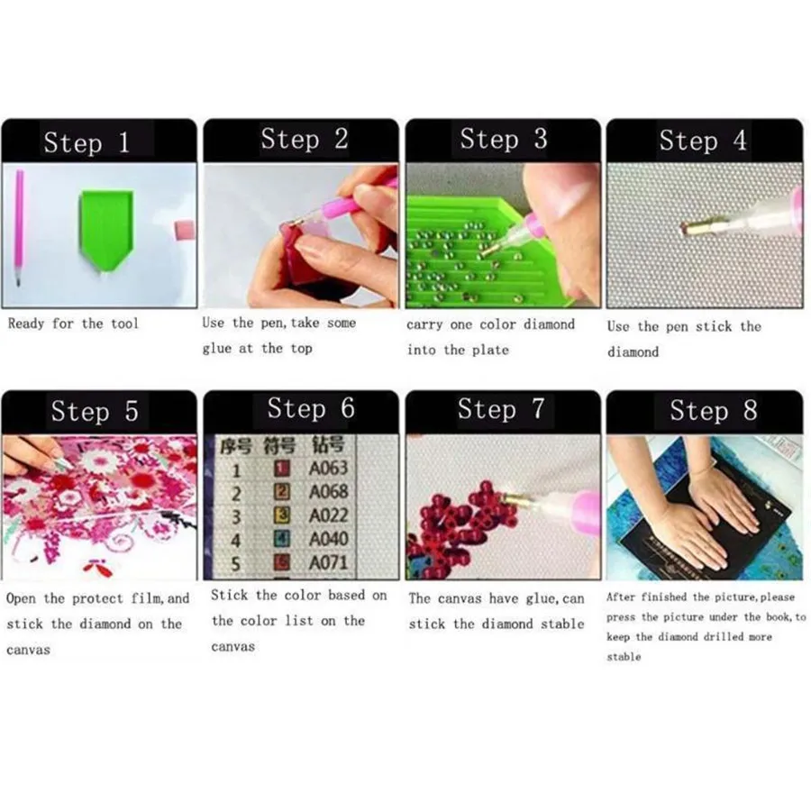 

5D new full diamond cartoon cherry tree landscape mosaic diamond painting embroidery decoration home decoration