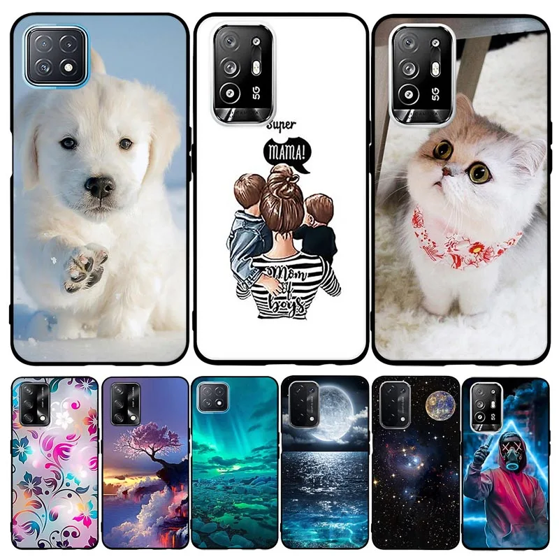 

TPU Soft Bumper Fundas For Oppo A54 A53 F19 Pro+ 5G Case Phone Silicone Back Cover For Oppo F19 Pro+ A 53 54 5G Shockproof Case