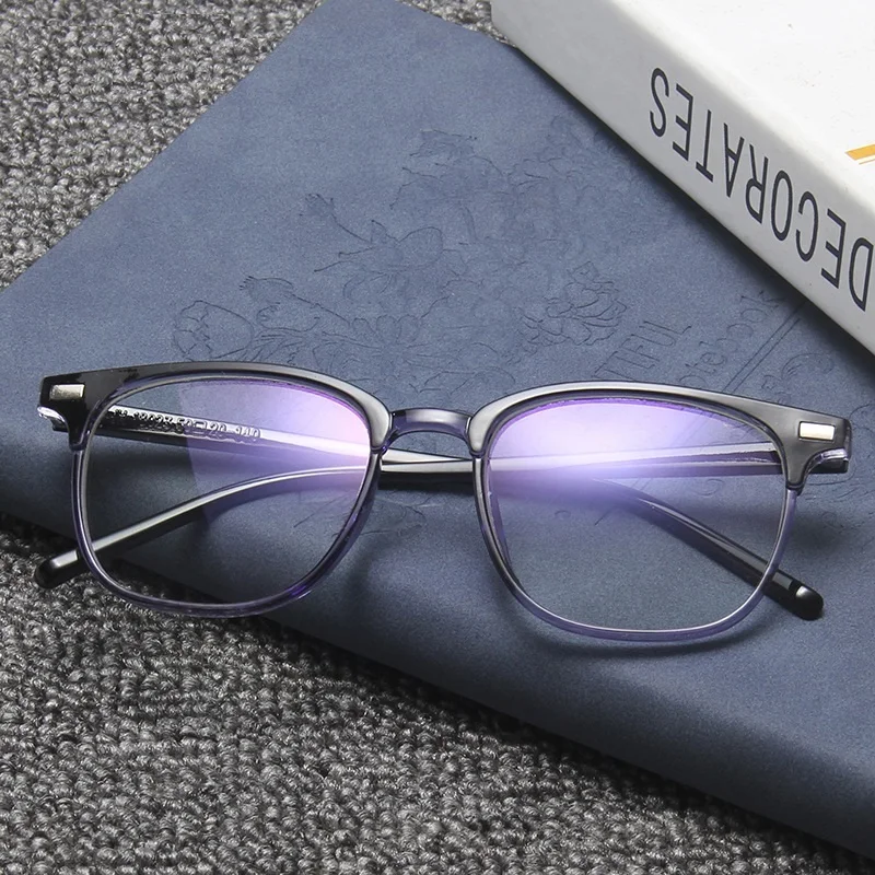 

Blue Light Blocking Glasses Women 2021 New Vintage Optical Eyeglass Men Square Frame Computer Reading Glasses Gaming Luenttes