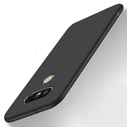 Для LG G6 Q6 G7 чехол для телефона X-Level ультра-тонкий мягкий Силиконовый ТПУ матовый чехол для LG G6 G7 Чехол Кожа Капа супер качество - Цвет: black
