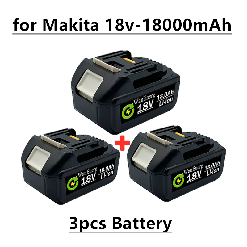 2021 BL1860 перезаряжаемая батарея 18 в 18000 мАч литий-ионная для Makita В 6ah BL1840 BL1850 BL1830 BL1860B