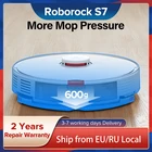 Робот-пылесос Roborock S7, ультразвуковая уборка, ультразвуковой очиститель для ковров, управление через приложение, ультразвуковой очиститель roborock
