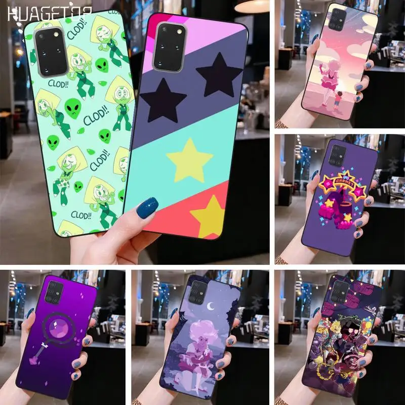 

HUAGETOP Cartoon Steven Universe DIY phone Case cover Shell for Samsung S20 plus Ultra S6 S7 edge S8 S9 plus S10 5G lite 2020