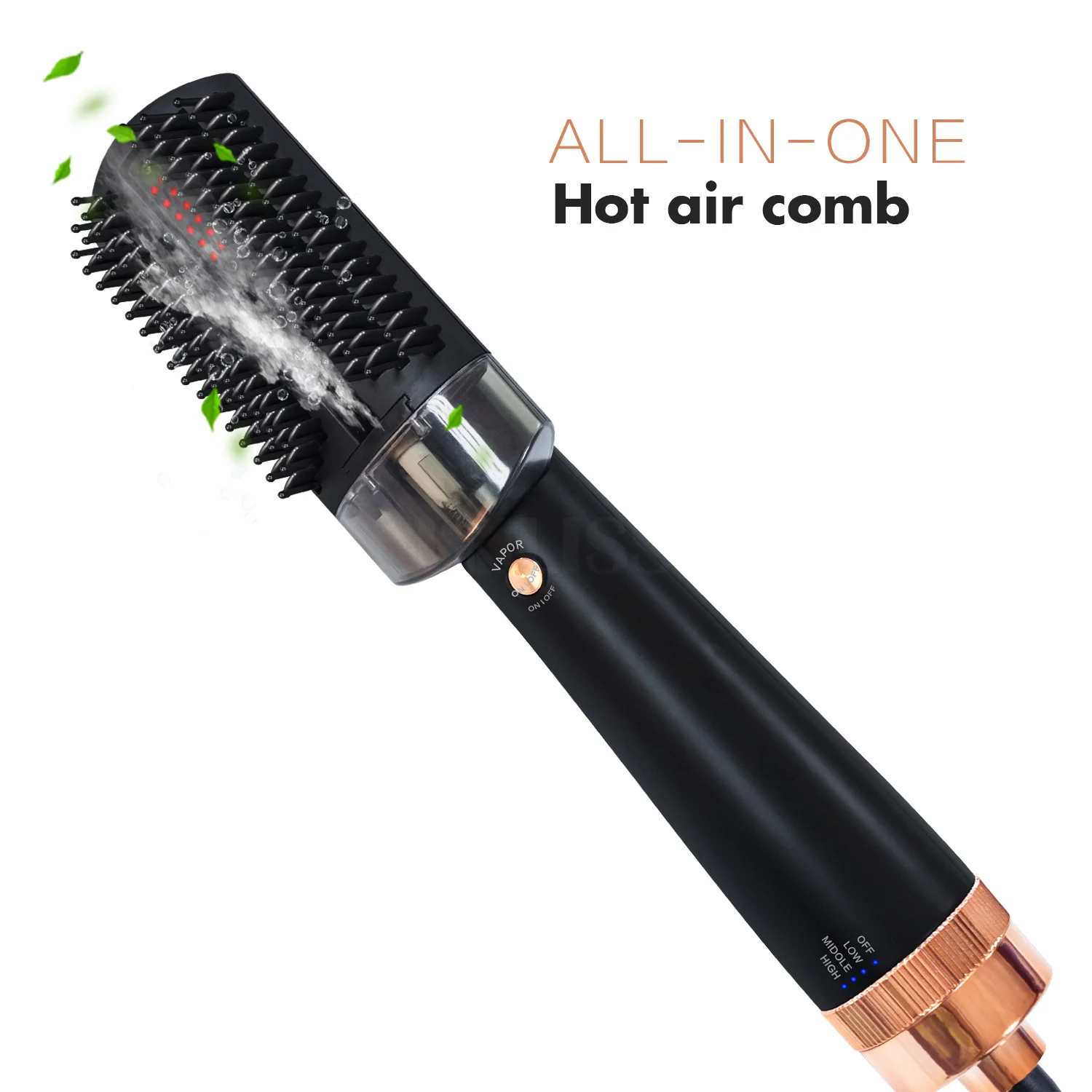 

3 In 1 Hairdryer Brush For Hair Steamer Straightening Brush Professional Hot Air Hair Comb Straightener Blower Styling Tool
