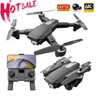 Профессиональный радиоуправляемый Дрон 4K GPS с WIFI широкоугольная HD FPV камера Квадрокоптер гоночный Дрон складной вертолет игрушки