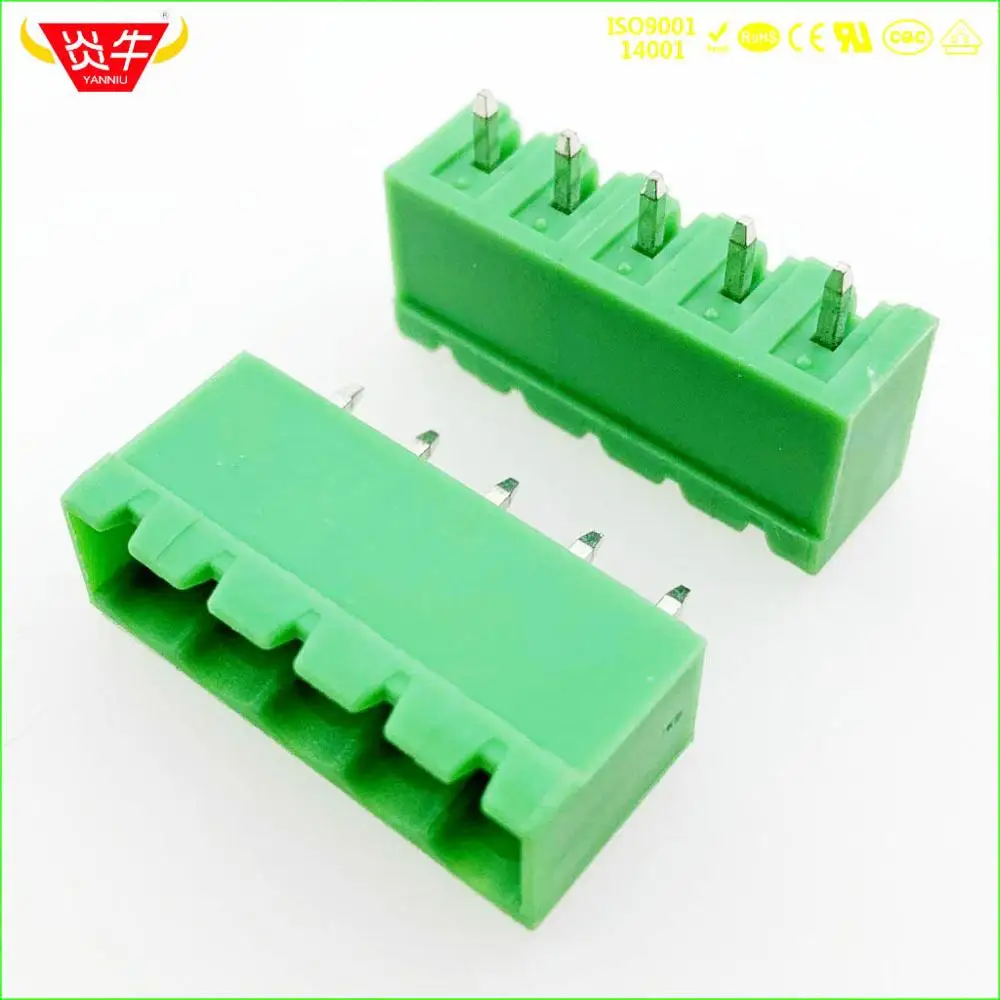 2EDGVC-5.0-5P KF2EDGVC 5,0 2P~ 12P разъем PCB вставной TEMINAL блок 2EDGVC 5,0 мм 2PIN~ 12PIN MSTBVA 2,5G 1755516 PHOENIX контакт DEGSON - Цвет: 2EDGVC-5.0-5P