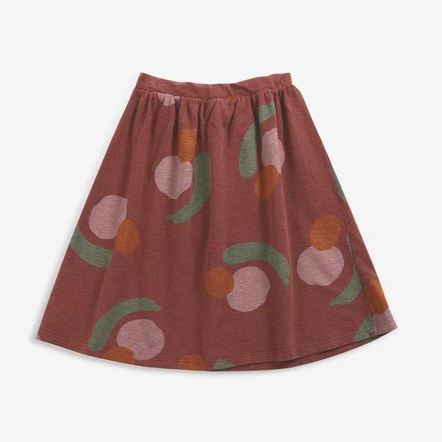 Детская юбка для девочек bobo новинка осень-зима 2021 хлопковая Повседневная модная