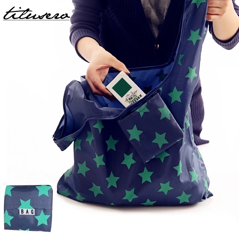 Складная сумка для покупок тоут складная Удобные вместительные сумки хранения