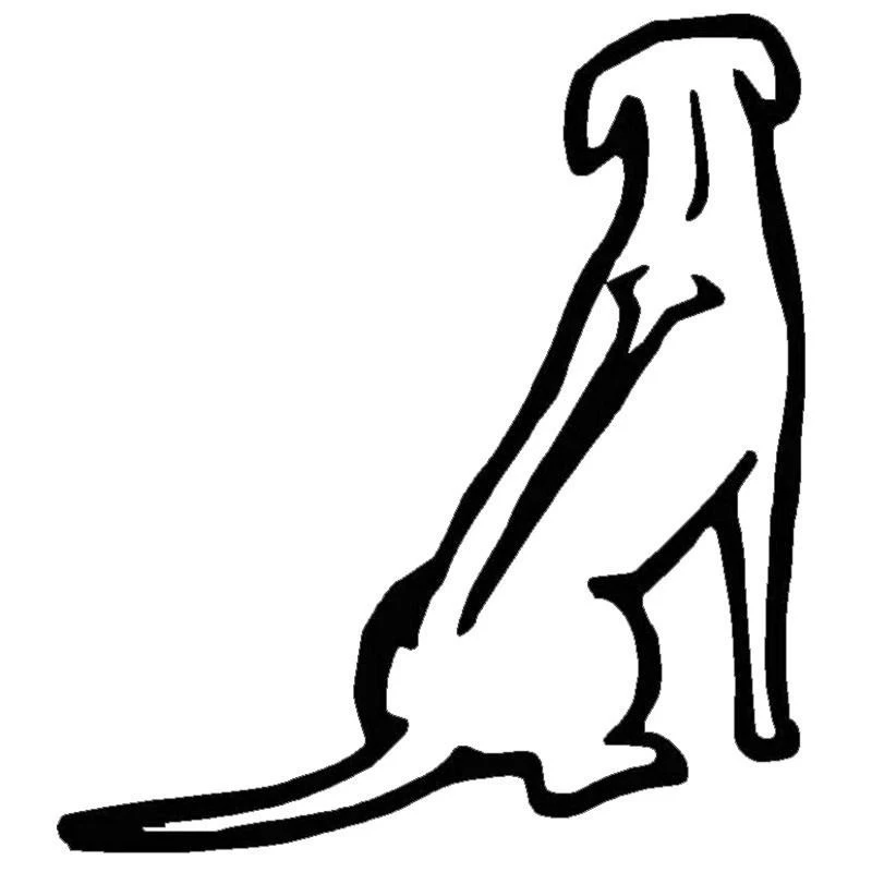 

Dawasaru Ridgeback Dog Car Sticker Personalized Sunscreen Decal Laptop Motorcycles Auto Accessories Decoration PVC,15cm*13cm