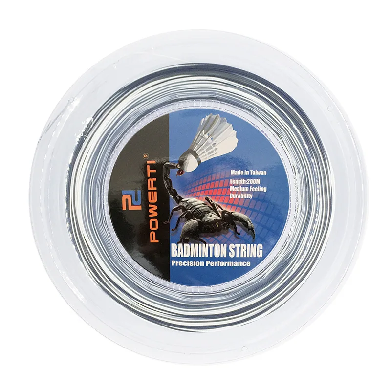 

Новинка, Высококачественная ракетка для бадминтона 200 м, эластичная и эластичная, диаметр линии 0,7 мм, 20-26 фунтов-40