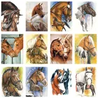 5D алмазная живопись животные лошади вышивка крестиком животные мозаика вышивка полный квадратный дрель Стразы картины Домашний Декор Ремесло