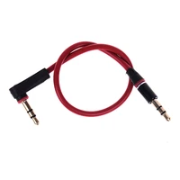 30cm car aux stereo cable 3 5mm male to male right angle audio headphone extension cables