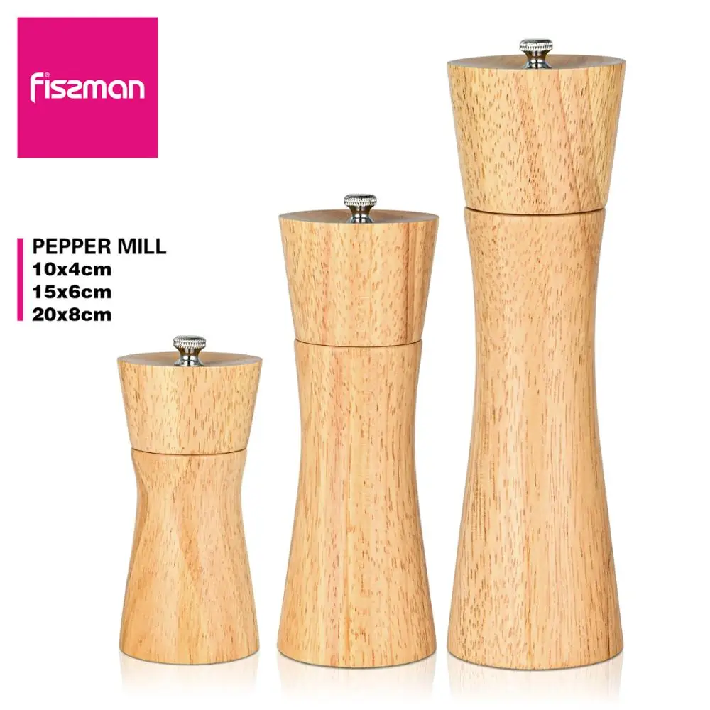 Фиссман резиновая древесная соль мельница с сильной регулируемой Керамической
