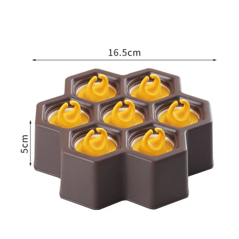 

Ice Cream Mold Plastic Cartoon Anti-drip Ice Mold Silicone Mold Chocolate Mold Ice Cube Tray DIY Homemade Frozen Popsicle Mold