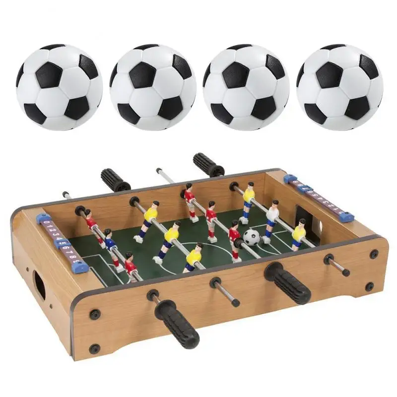 

4 PCS Mini Plastic Games Soccer Table Sport Gifts Round Indoor Games Kid Toys Durable Football Soccer Tables