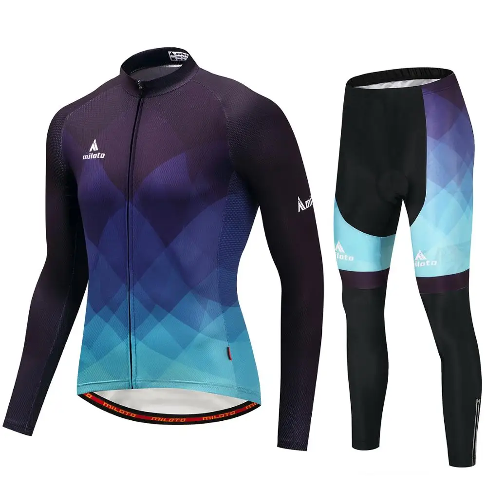 MILOTO зимняя одежда для велоспорта maillot ciclismo термальные флисовые длинные комплекты