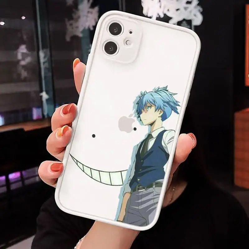 

Assassination Classroom japanese anime Phone Cases matte transparent For iphone 7 8 11 12 plus mini x xs xr pro max cover