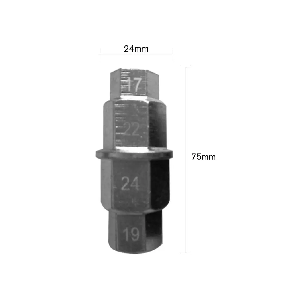 

Motorbike Wheels Steel Motorcycle Front Axle Socket Driver Spanner Spindle Sleeve Auto Hex Key 17mm 19mm 22mm 24mm