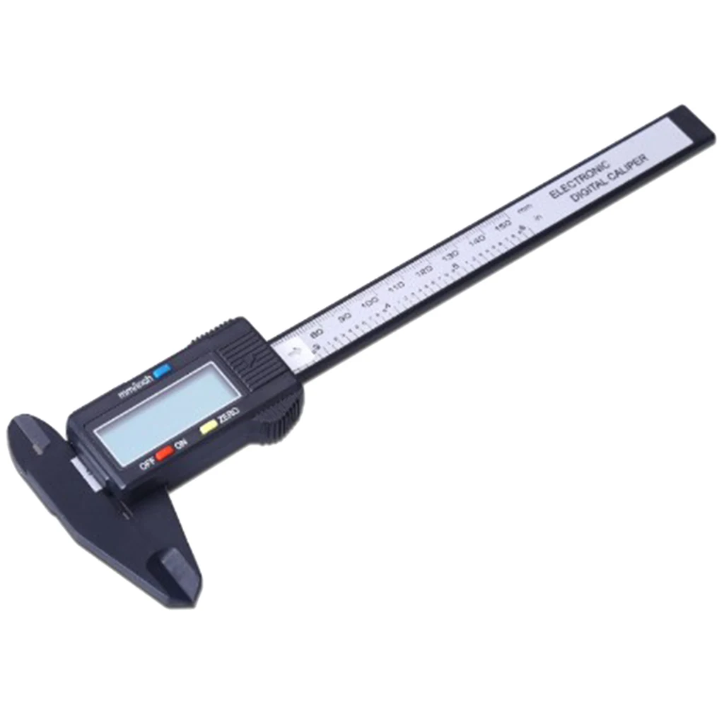 

Silver/Black Digital Caliper With LCD 150mm/6 Inch Electronic Display Tool