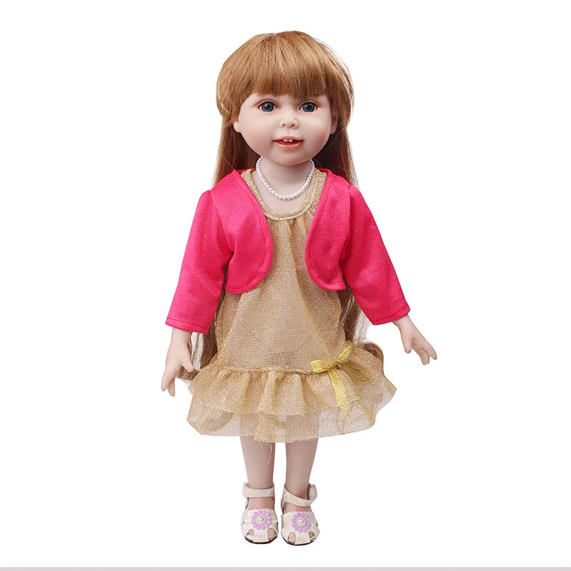 Фото Кукла для девочек 18 дюймов Одежда новорожденных в американском стиле модное