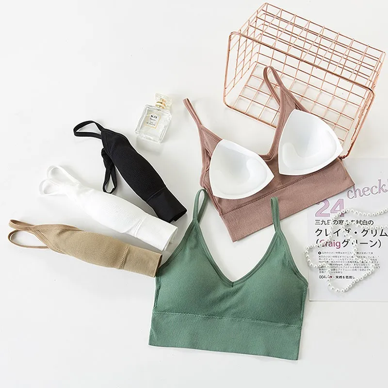 Новый тонкий ремешок Bralette сексуальное женское белье бесшовный мягкий