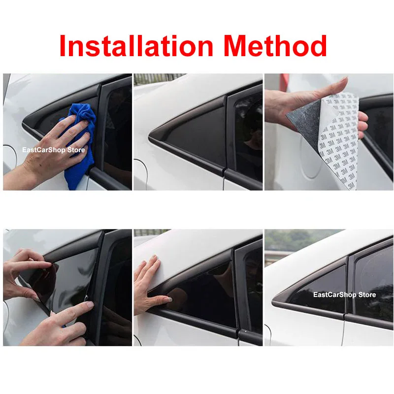 

Car Door Window Middle Column Trim Decoration Protection Strip PC Stickers Accessories For Buick Verano 2021 2020 2019 2015