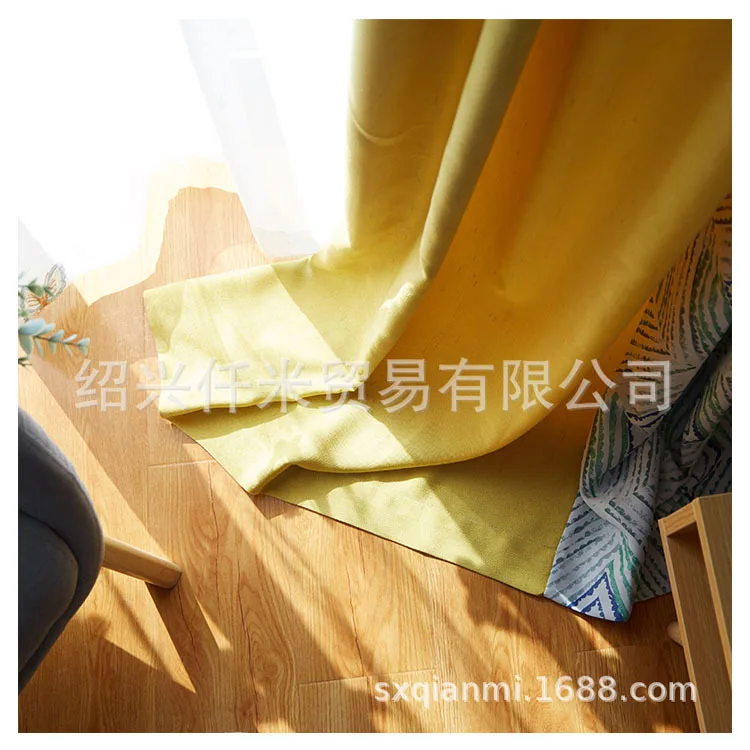 

Northern European Style Elegant Fashion Panel High Precision Shade Curtains for Living Room Bedroom Blackout Curtains Fashion