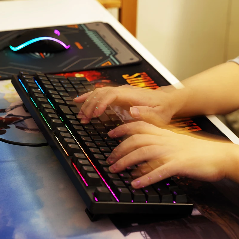 Игровая механическая клавиатура AKKO 3108S RGB, 108 клавиш, RGB подсветка, полный ключ Cherry MX Switch type-C для геймера