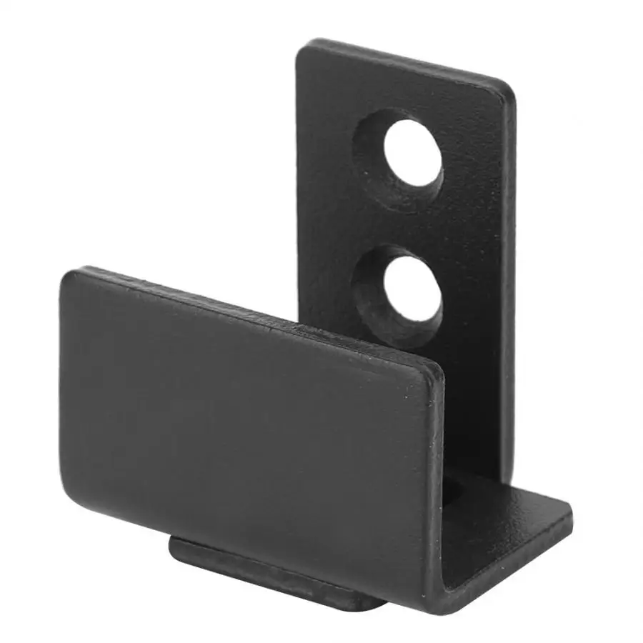 Черная сталь оборудование для дверей сарая настенный ролик направляющий