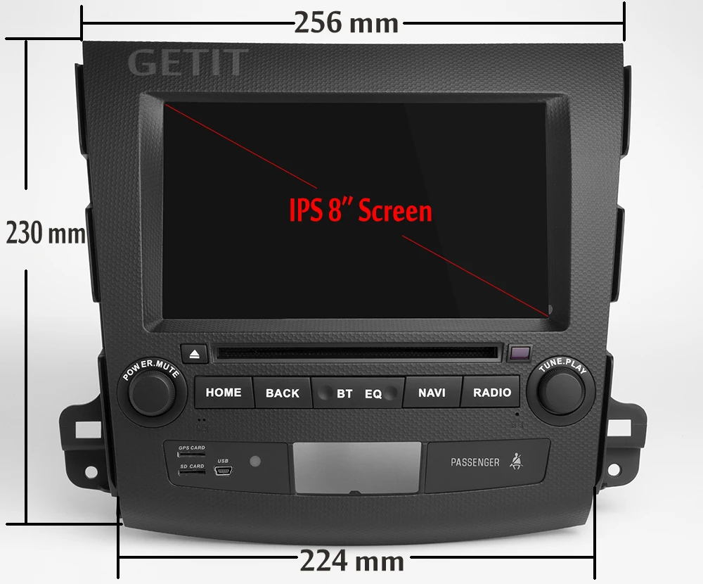 DSP чип ips Android 10 в тире автомобильный стерео dvd-плеер gps для Mitsubishi Outlander 2007-2012 peugeot 4007/Citroen C-Cross радио