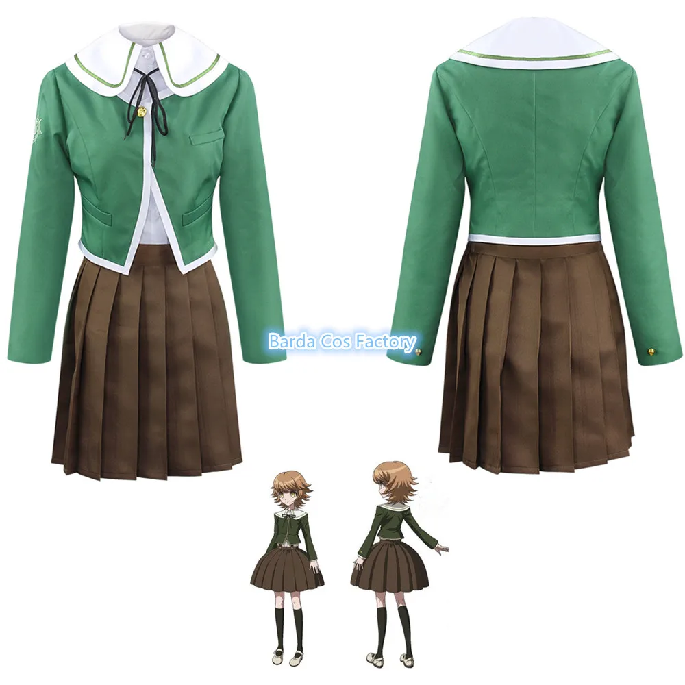 Аниме Danganronpa костюмы для косплея униформа Тихиро Фудзисаки школьная форма пальто