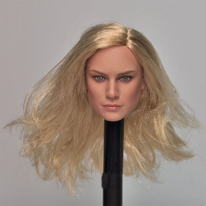 Нежная картина масштаб 1/6 сюрприз капитан D стиль Brie Larson голова Лепка подходит 12