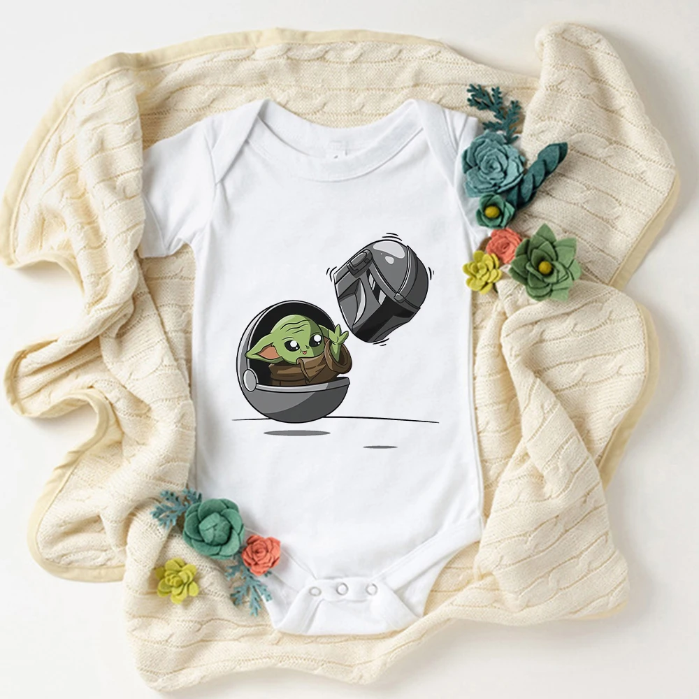 Детские комбинезоны одежда с коротким рукавом комбинезон для новорожденных