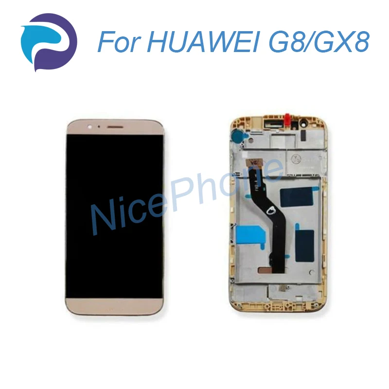ЖК-дисплей для HUAWEI G8 ЖК-экран с заменой рамки экран GX8 RIO-L02 RIO-L01 | Мобильные