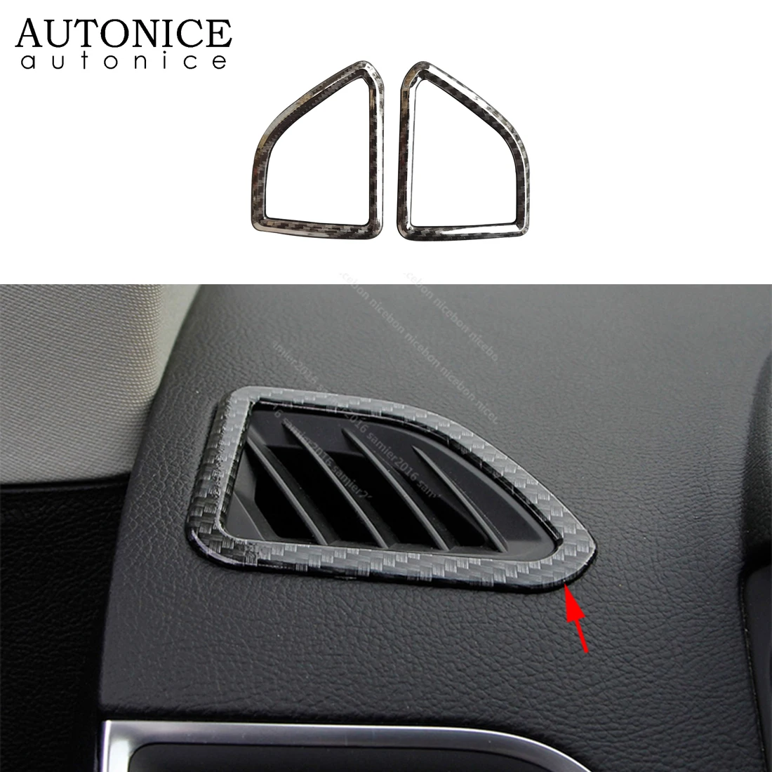 Чехол из углеродного волокна для Ford Edge S Max|Наклейки на автомобиль| |