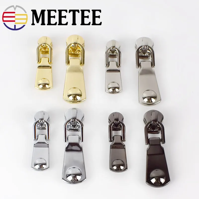5 шт. Meetee 3 #5 # слайдеры на молнии для металлических молний пулер набор
