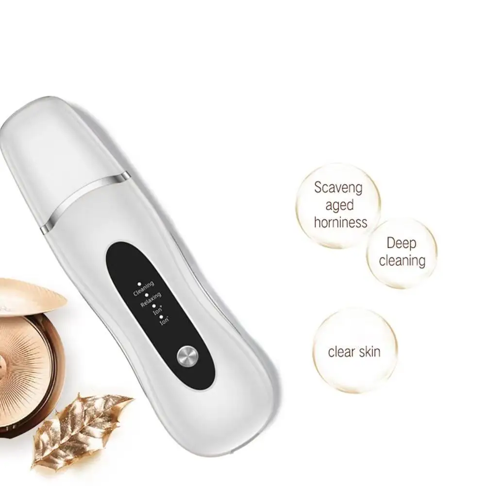 

Ultrasonic Skin Scrubber Deep Face Cleaning Machine Peeling Shovel Facial Pore Cleaner Face Skin Scrubber Lift Machine