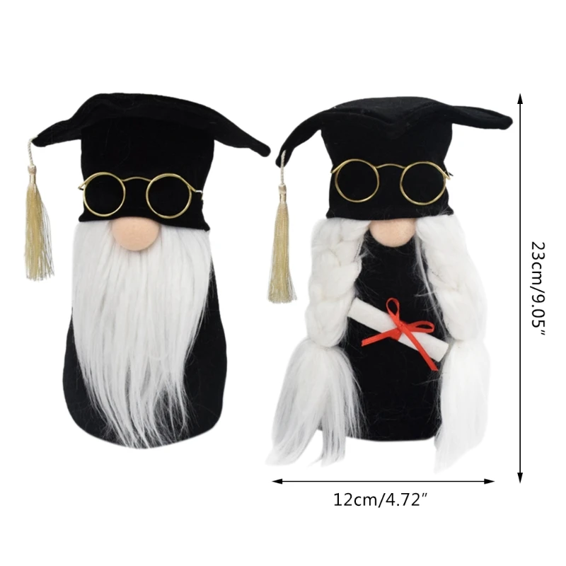 

2021 Graduation Gnomes Plush Grad Swedish Tomte Nisse Plush Gnome for Graduation Decorations Graduation Ceremony Gift