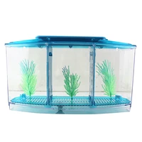 betta bow aquarium tank acrylic fish tank with 6leds fish aquatic pet supplies aquariums