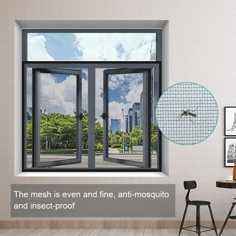 

Mosquito Screen Net Repair For Door Window Self-adhesive Summer Patch Repair Broken Hole Protect Family From Insect And Bug