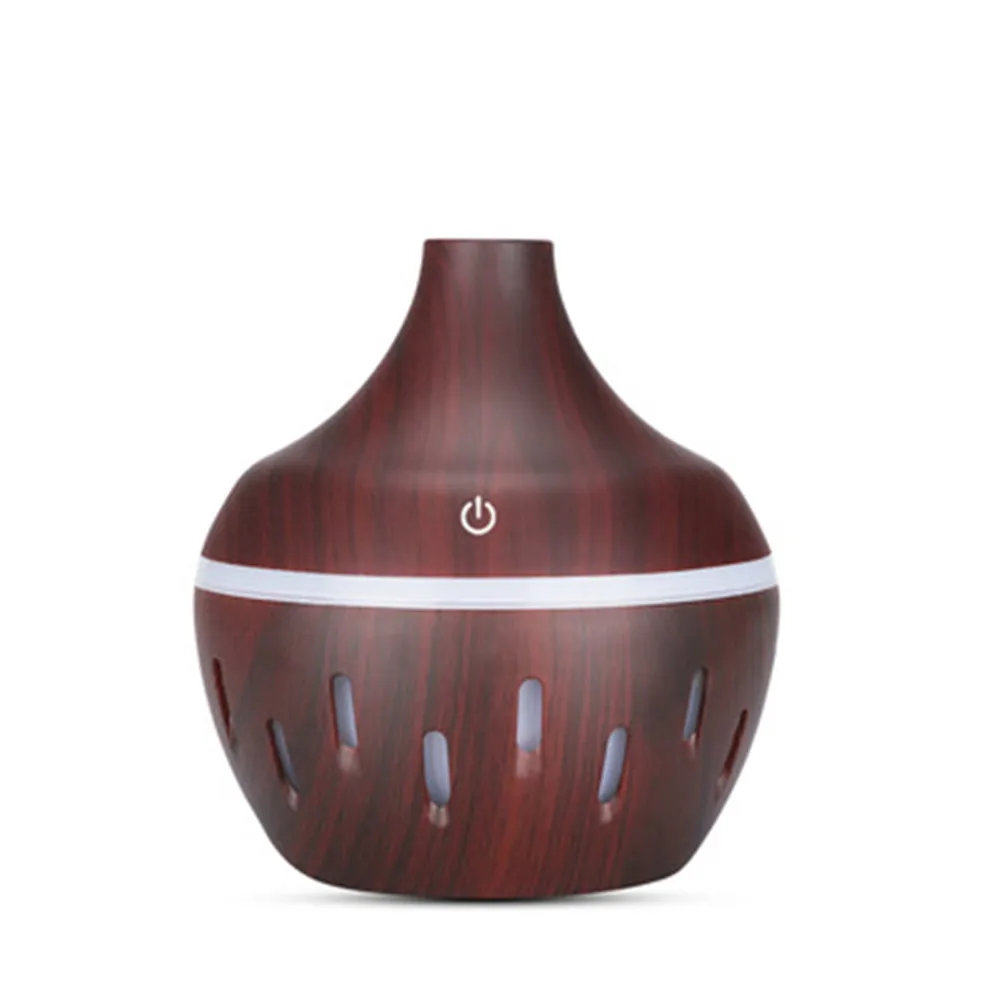

300ml vase humidifier, ultrasonic LED night light bedroom, office, living room aromatherapy essential oil USB diffuser