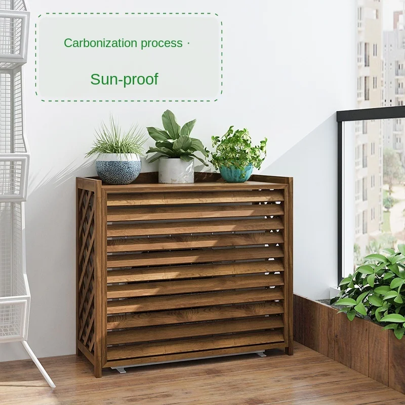 

559 Air conditioner outside machine rack flower stand decoration balcony outdoor outdoor host shelter air conditioner outer