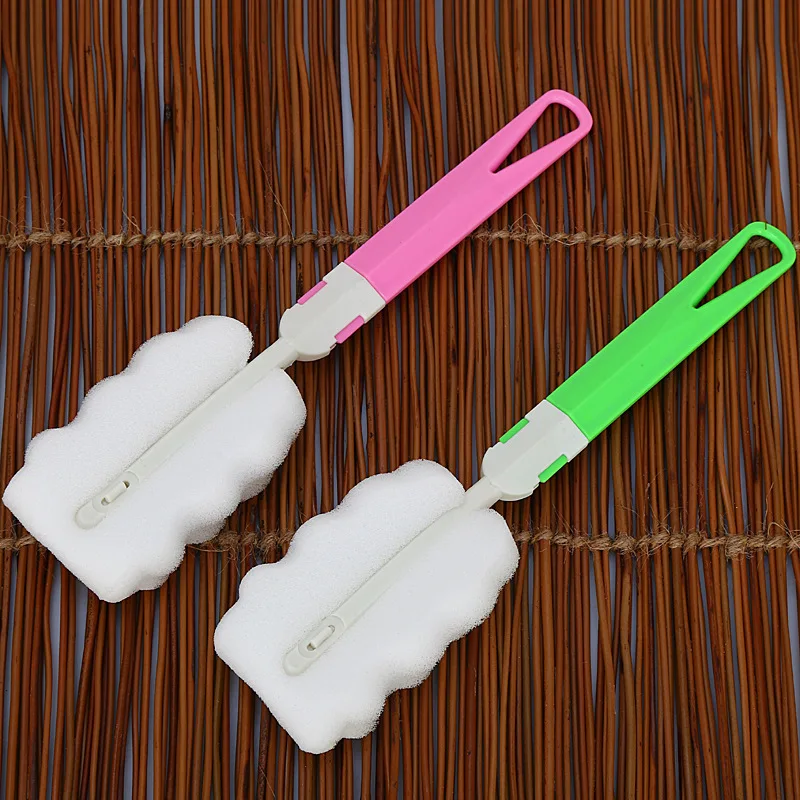Sponge Cup Cleaning Brush With Long Handle And Strong Insulation Glass | Дом и сад