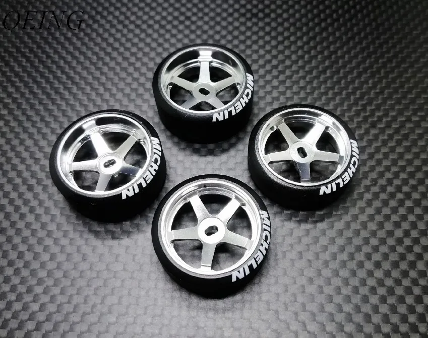 Cubo de rueda de Metal y neum&aacute;tico de registro para derrape, piezas de actualizaci&oacute;n de coche de control remoto, para mosquitos, HGD1, MINI-Q, MINI-D, MINI-Z, DRZ, Wltoys-3