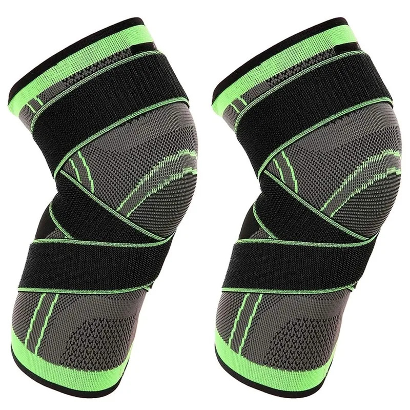 

1PC Knee Support Protector Kneepad Kneecap Knee pads Pressurized Elastic Brace belt for Running Basketball Volleyball joelheira