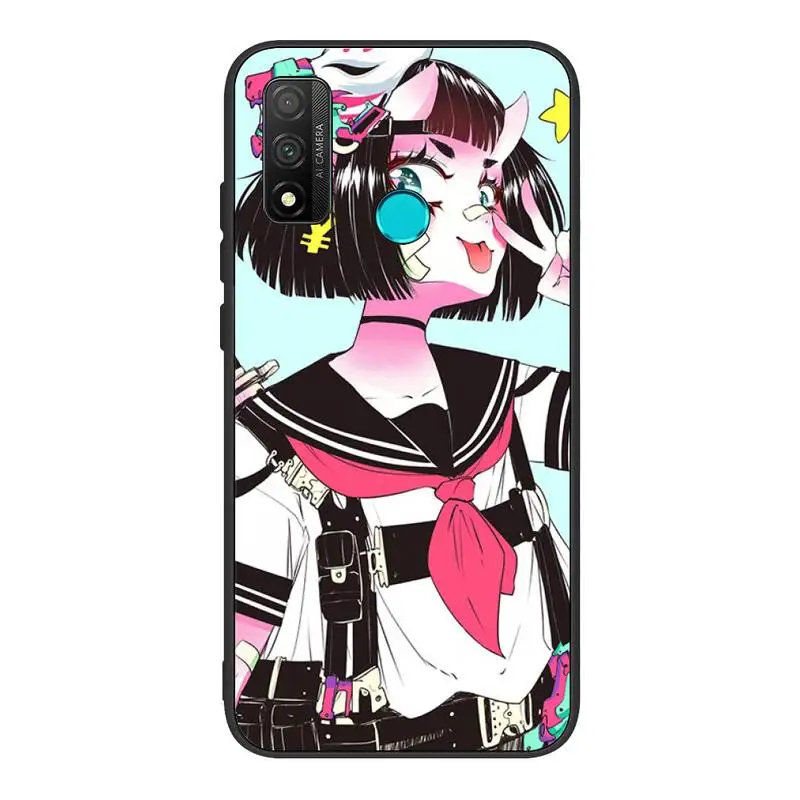 

Anime Girl Vinne Art Phone Case for Galaxy J2pro J4 J5 J6 J7 plus J5 prime J72016 2018 M 10 20 30 funda Cover