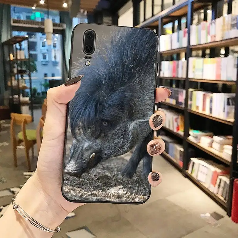 

Wild boar animals are ferocious Phone Case For Huawei honor Mate P 10 20 30 40 Pro 10i 9 10 20 8 x Lite