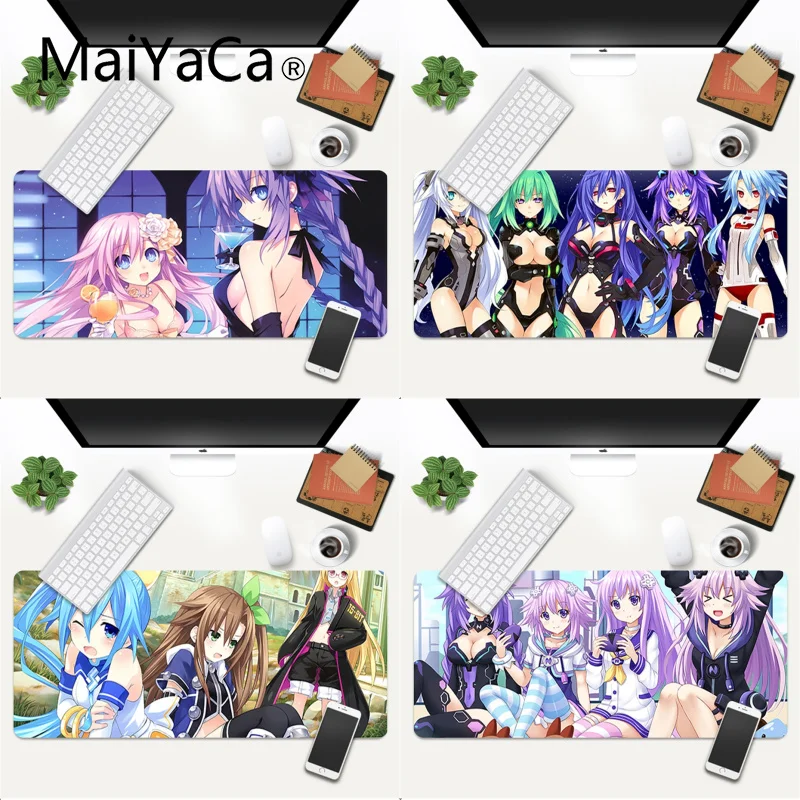 

Neptunia anime girl Comfort Mouse Mat Gaming Mousepad Gaming Mouse Pad Large Deak Mat 700x300mm for Anime Lovers Fans