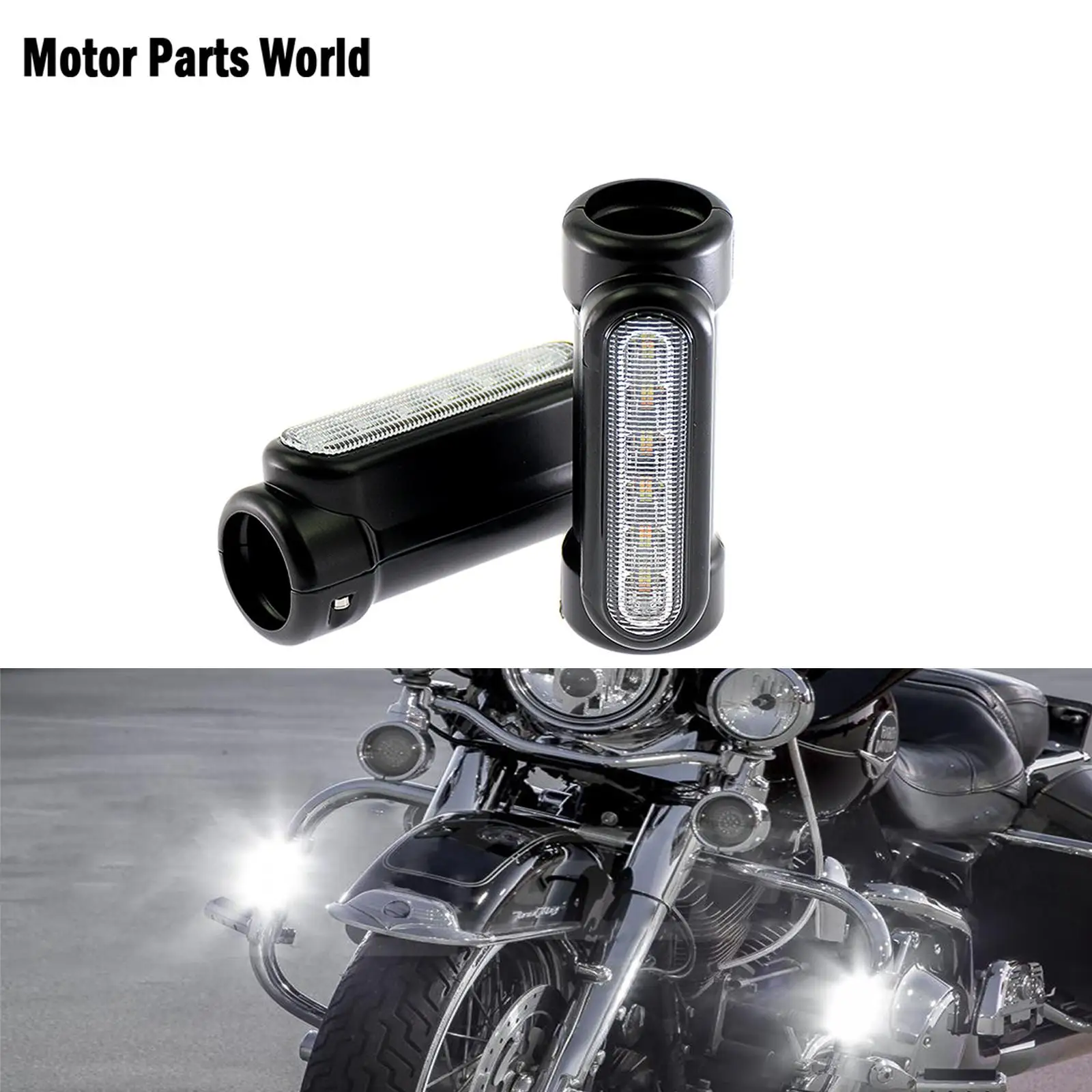 Motorcycle Highway Crash Bar Light Switchback Driving Turn Signal Light For Harley Touring Road King Street Glide For Victory