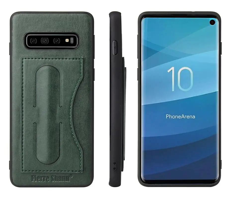 Стиль Невидимый встроенный кронштейн чехол для Note8 Note9 Note10 чехол Модный тонкий держатель для карт для samsung S8 S9 S10 Plus чехол